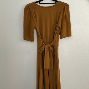 Mustard Yellow Maeve Anthropologie Dres